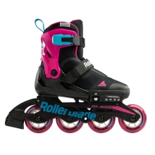 Rollerblade Inline Skates Microblade Free (Wheels: 72mm/80A, Bearings: SG3) black/pink Kids